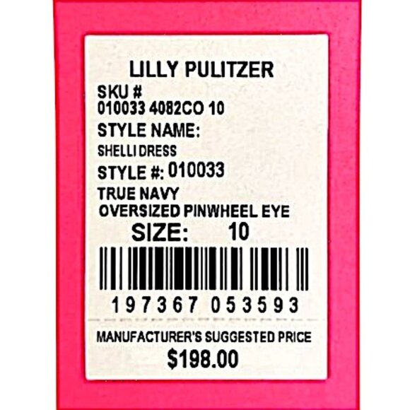 Lilly Pulitzer Shelli Eyelet Mini Dress in True Navy NWT - Size 10 - Picture 8 of 9